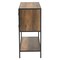 Baxton Studio Cardea Modern Industrial Walnut Brown Finished Wood and Black Metal 2-Door Sideboard 226-12486-ZORO - alternate 3